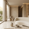 Luxury Custom Furniture Solutions italian minimalism interior design living room1 Bespoke Italian Minimalist Seating for Modern Oceanfront Villas