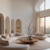 Turnkey bespoke furniture solutions for luxury italian minimalism villa residence design living room2 Elevate Contemporary Luxury Villa Living