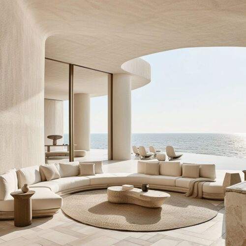 Turnkey bespoke furniture solutions for luxury italian minimalism villa residence design living room5 Elevate Contemporary Luxury Villa Living