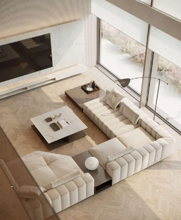 Sleek Modern Modular Villa Sofa