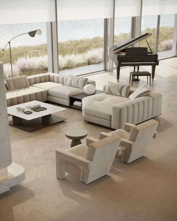 Sleek Modern Modular Villa Sofa