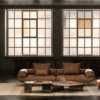 Luxury Italian Leather Sofa for Modern Villas
