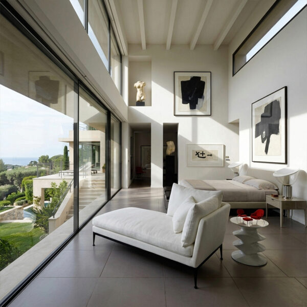 Red chaise lounge Red chaise lounge