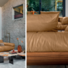 Luxury Italian Leather Sofa for Modern Villas