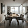 modern walnut dining table modern walnut dining table