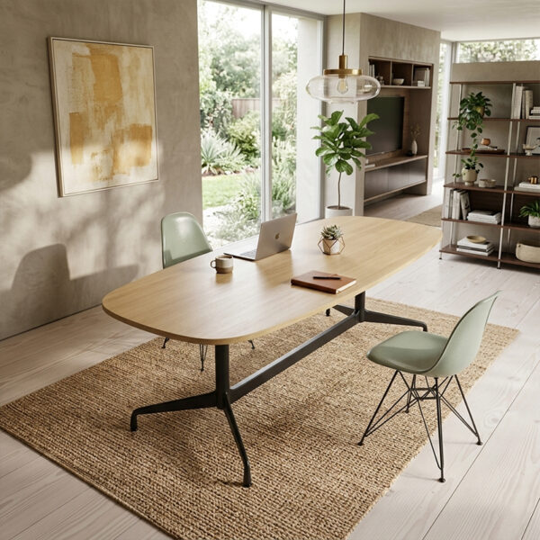 oval dining table