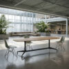 racetrack meeting desk