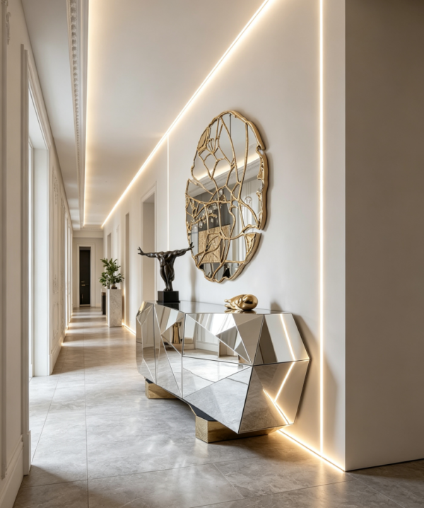 0307007a-3c8f-483d-b024-81901e67d42f Diamond Sideboard | Luxury Sculptural Storage Cabinet for Modern Villas