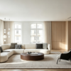 Luxury Modular Sofa for Contemporary Villa Living Rooms