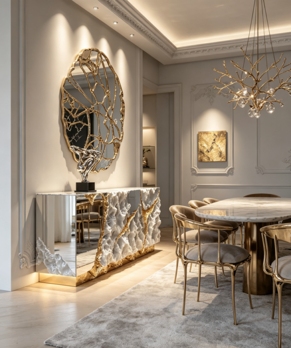 1808160b-be64-4e73-8c18-3ba367d3b9f7 Lapiaz Sideboard | Sculptural Luxury Cabinet for Contemporary Villa Interiors