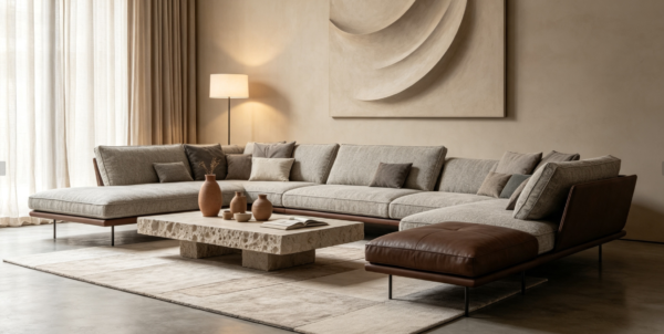 Divine Sofa | Luxury Italian Contemporary Sofa for Elegant Villa Interiors