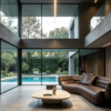 3aba2f83-741a-4036-9da0-db06e754552b Sculptural Italian Leather Sofa for Designer Residences