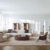 Luxury Modular Sofa for Contemporary Villa Living Rooms
