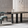 Contemporary Louver Dining Table in Solid Wood