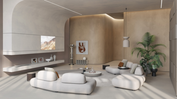 Sculptural Luxury Seating for Contemporary Villa Interiors