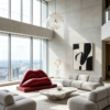 Dalilips Style Sofa | Sculptural Luxury Sofa for Villas & Art Spaces