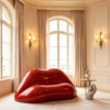 Dalilips Style Sofa | Sculptural Luxury Sofa for Villas & Art Spaces