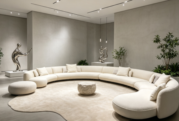 Seed Modular Sofa for Luxury Villa Living Rooms