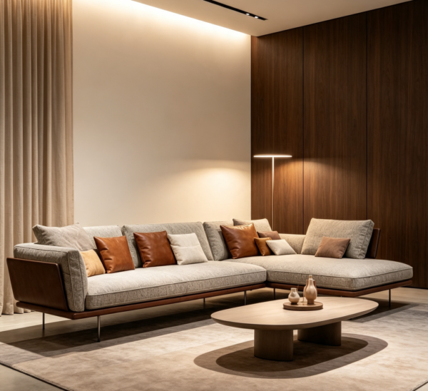 Divine Sofa | Luxury Italian Contemporary Sofa for Elegant Villa Interiors