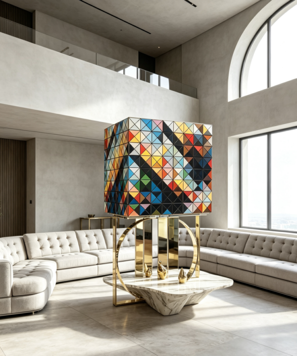 74e8036a-caf1-477a-a628-08b97acb5b22 Pixel Cabinet | Luxury Mosaic Storage Cabinet for Contemporary Villa Interiors