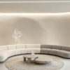 Seed Modular Sofa for Luxury Villa Living Rooms