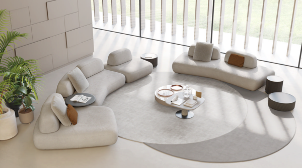 Sculptural Luxury Seating for Contemporary Villa Interiors