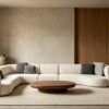 Luxury Modular Sofa for Contemporary Villa Living Rooms