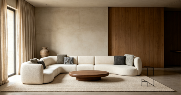 Luxury Modular Sofa for Contemporary Villa Living Rooms