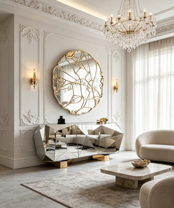 90d3acb5-2b22-4d76-80e5-b04e2435f71b Diamond Sideboard | Luxury Sculptural Storage Cabinet for Modern Villas