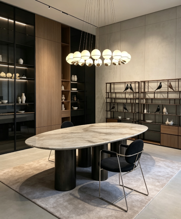 93dc7dbe-e316-4c71-9092-d27c86421ded Baxter Lagos Table | Luxury Italian Designer Dining Table for Villa Interiors