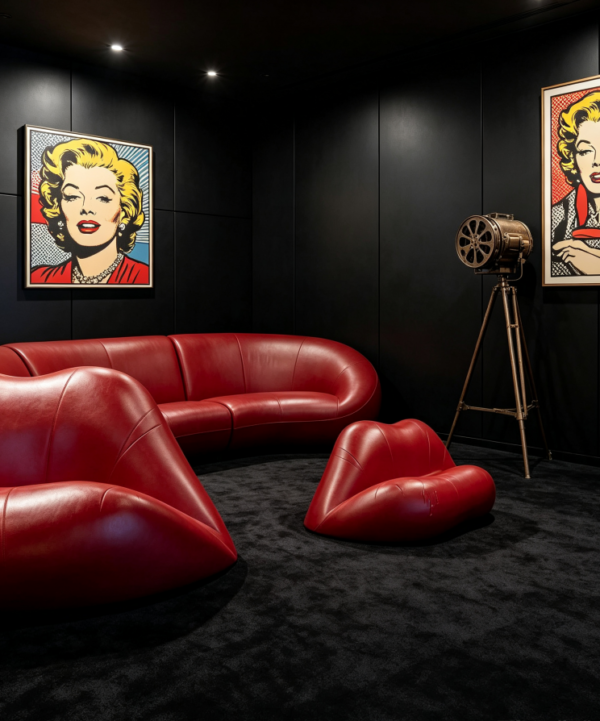 Dalilips Style Sofa | Sculptural Luxury Sofa for Villas & Art Spaces