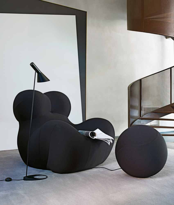 UP Series Sculptural Lounge Chair | Italian-Inspired Luxury Chair for Villas
