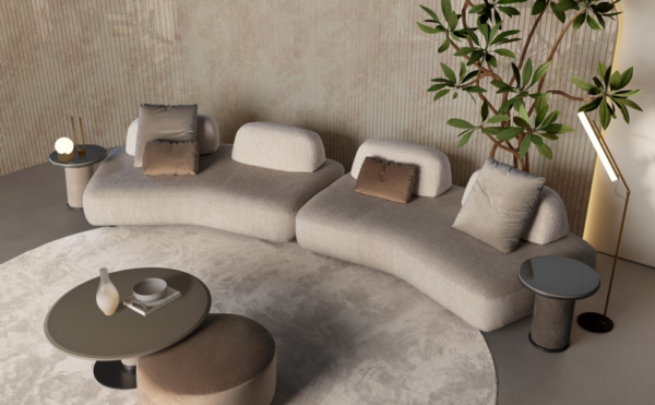Sculptural Luxury Seating for Contemporary Villa Interiors