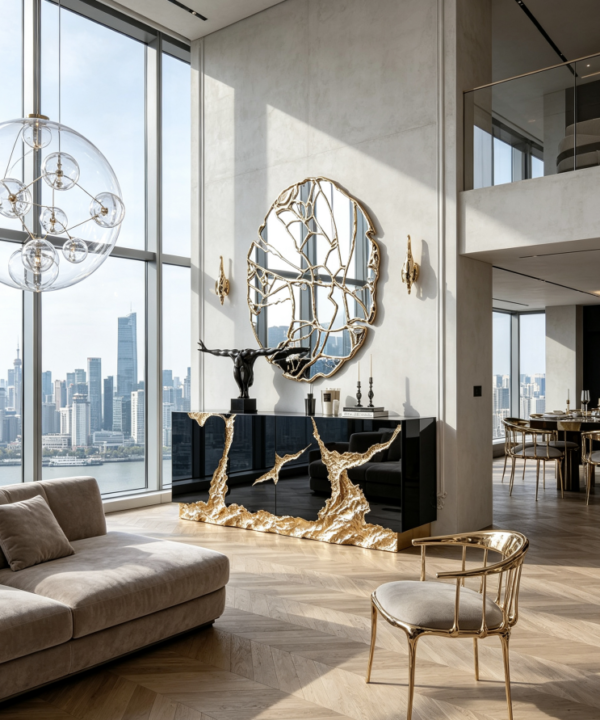 aa6b500e-6f23-493d-834c-b1247bad1d67 Lapiaz Sideboard | Sculptural Luxury Cabinet for Contemporary Villa Interiors