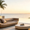 ab795d8e-7368-4a45-8f75-09b40eb1ccf3 Sculptural Italian Leather Sofa for Designer Residences