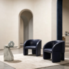 Baxter Lazy Bones Chair for Luxury Villa Interiors