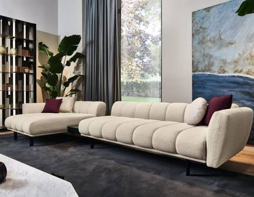 Contemporary Upholstered Sofa for Luxury Residential Projects