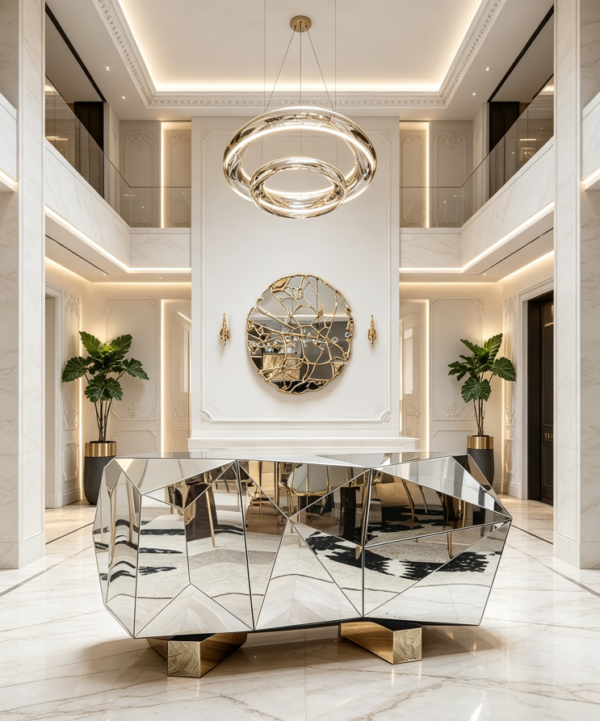 d2a80d1d-0c0a-4b27-919f-1a9821ef8f16 Diamond Sideboard | Luxury Sculptural Storage Cabinet for Modern Villas