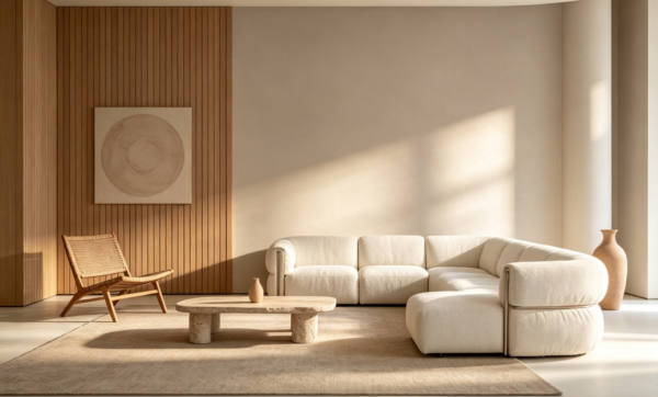 Seed Modular Sofa for Luxury Villa Living Rooms
