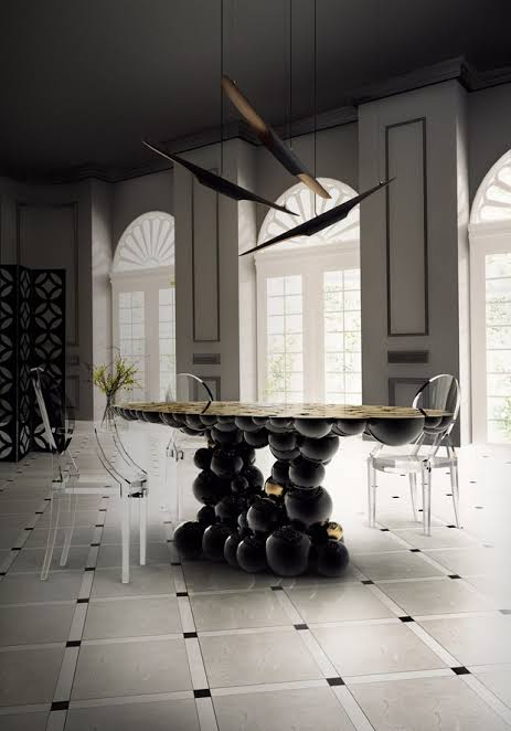 Newton Console Table | Luxury Sculptural Entrance Furniture for Modern Villas