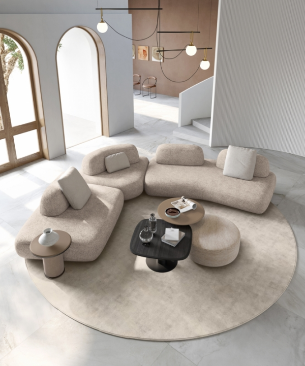 Sculptural Luxury Seating for Contemporary Villa Interiors