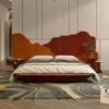 Bespoke Upholstered Bed for Contemporary Luxury Villa Bedrooms