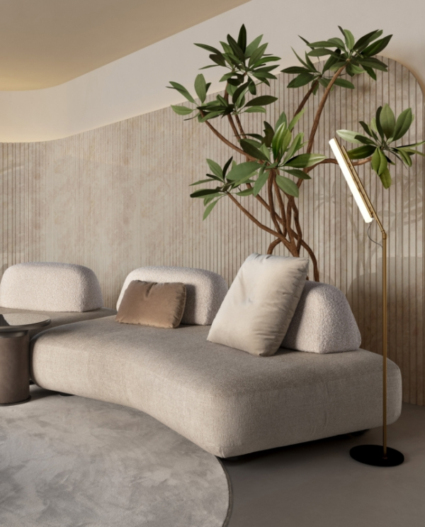 Sculptural Luxury Seating for Contemporary Villa Interiors