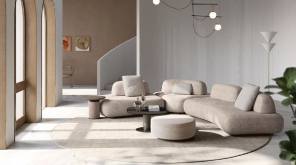 Sculptural Luxury Seating for Contemporary Villa Interiors