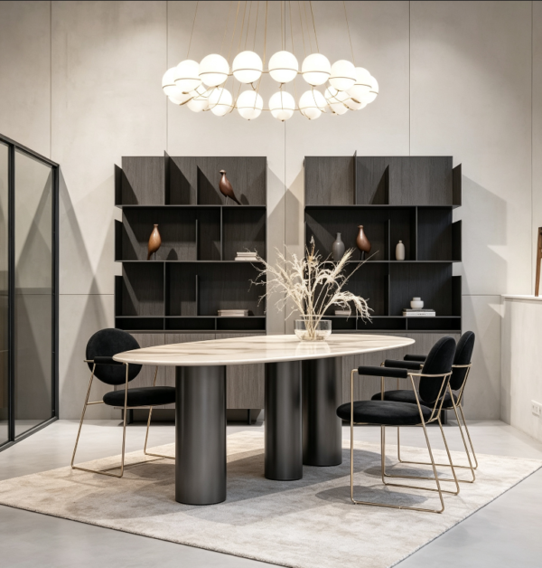 f88a11c6-7115-4ad7-b047-2686b401ae9f Baxter Lagos Table | Luxury Italian Designer Dining Table for Villa Interiors