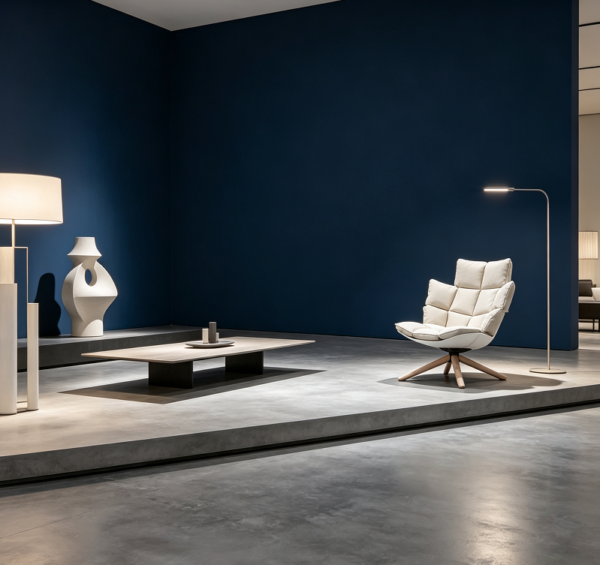 B&B Husk Chair for Contemporary Villa Living Spaces