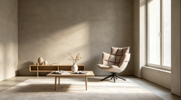 B&B Husk Chair for Contemporary Villa Living Spaces