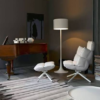 B&B Husk Chair for Contemporary Villa Living Spaces
