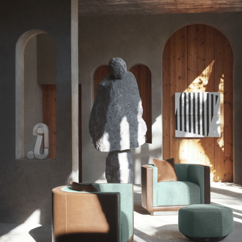 Fendi Parsifal Sofa | Contemporary Luxury Seating