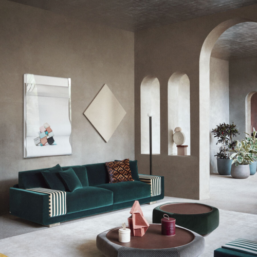 Fendi Parsifal Sofa | Refined Luxury Sofa for Villa